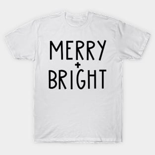 Basic Merry and Bright Design T-Shirt